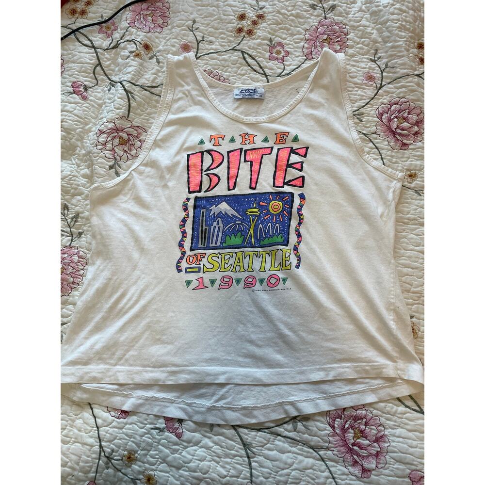 vintage bite of seattle muscle tank